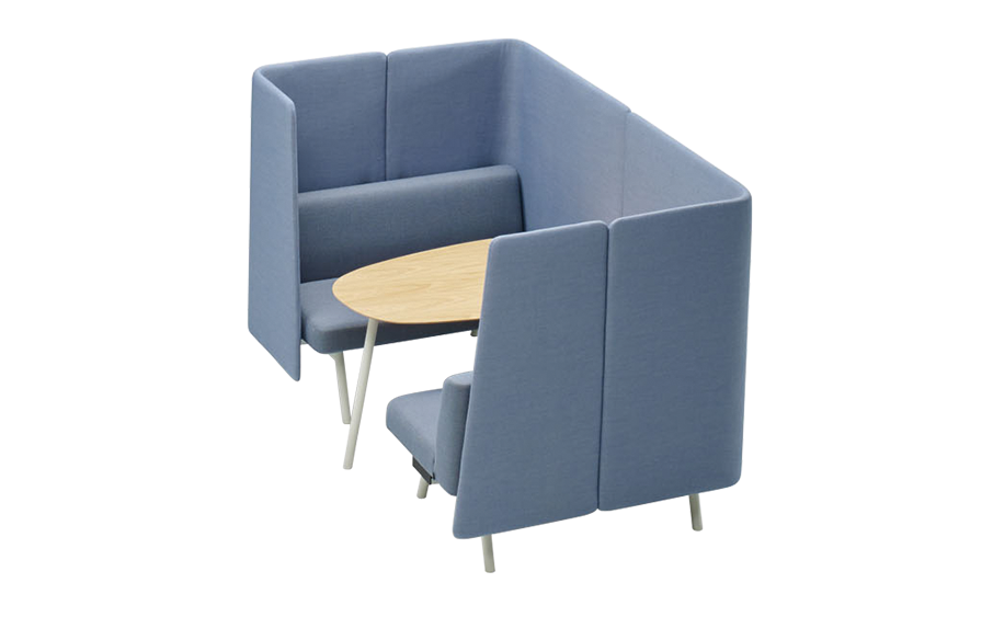 Palau kantoormeubelen Den Haag meetingsofa Heering Office