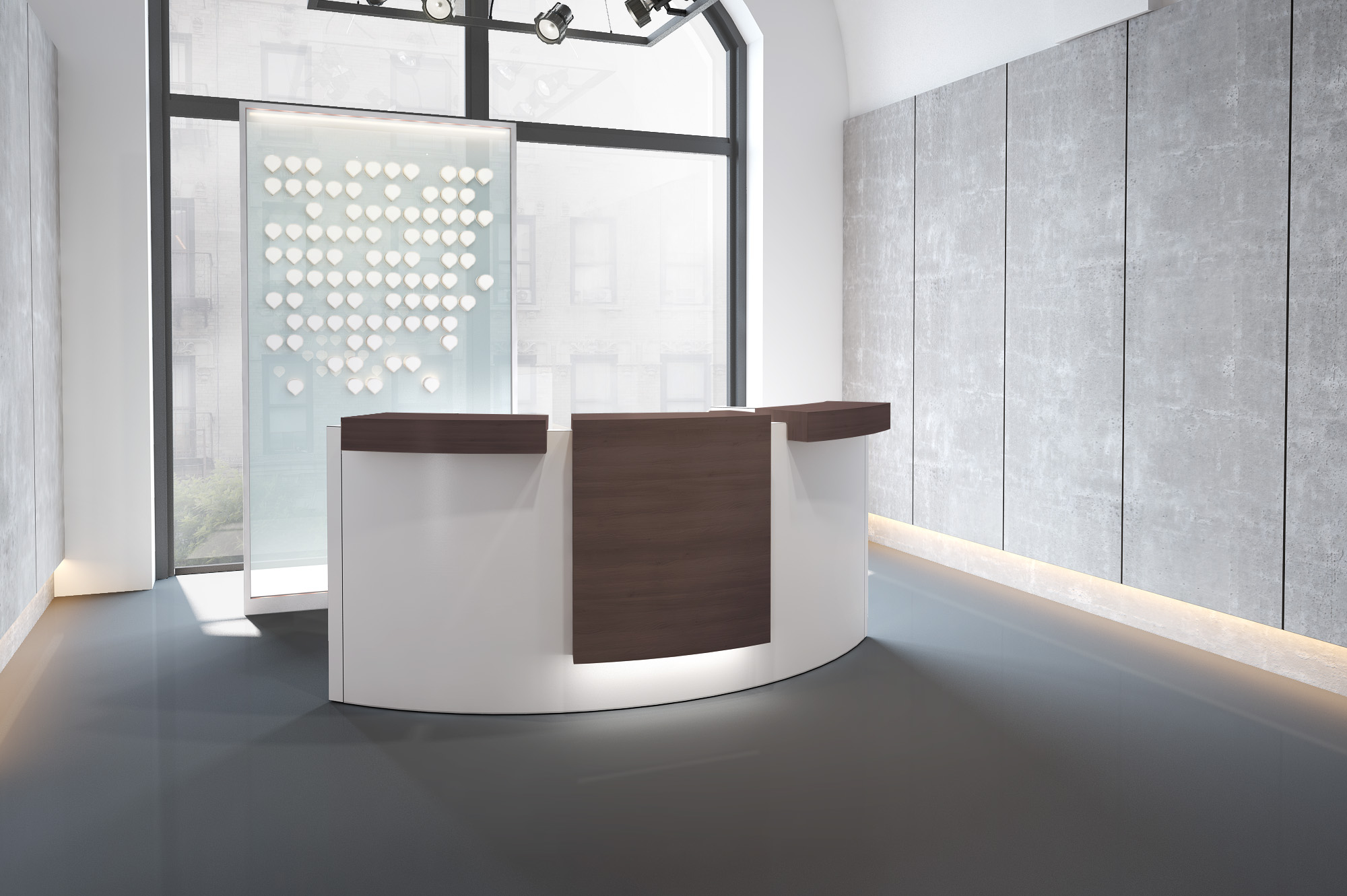 mikomax kantoormeubilair Den Haag receptie ontvangstmeubilair Heering Office