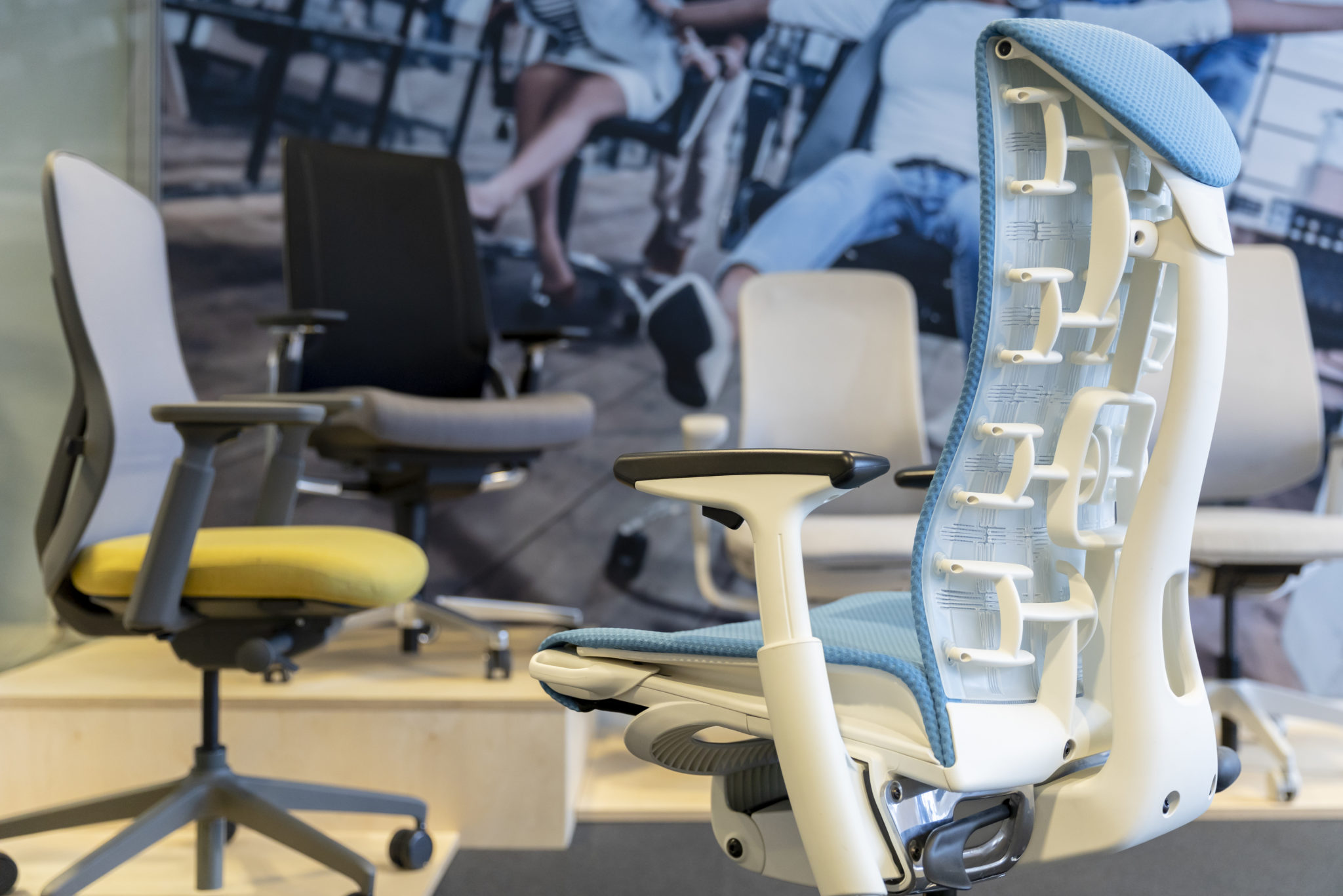 Ergonomische stoelen showroom Vingerling Kantoor Naaldwijk Westland