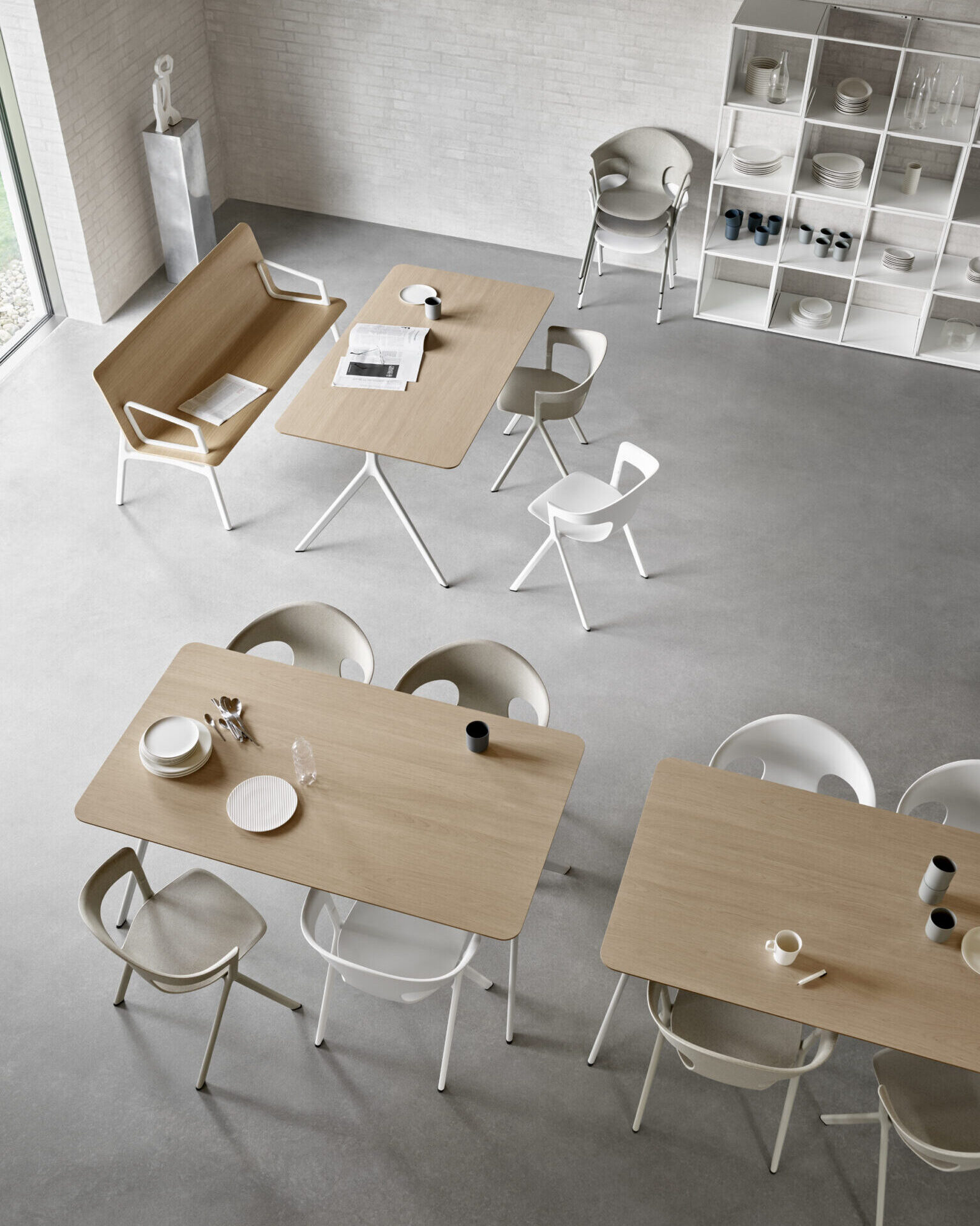 Allermuir Axyl stapelstoel