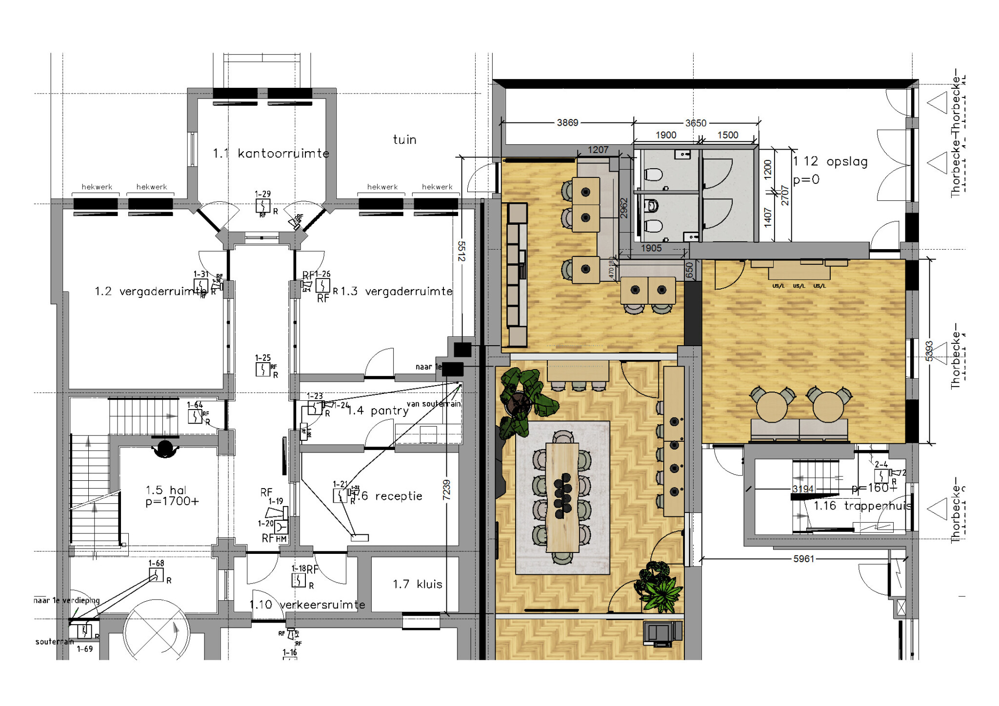 inrichting Ooms Makelaars door Heering Office Den Haag