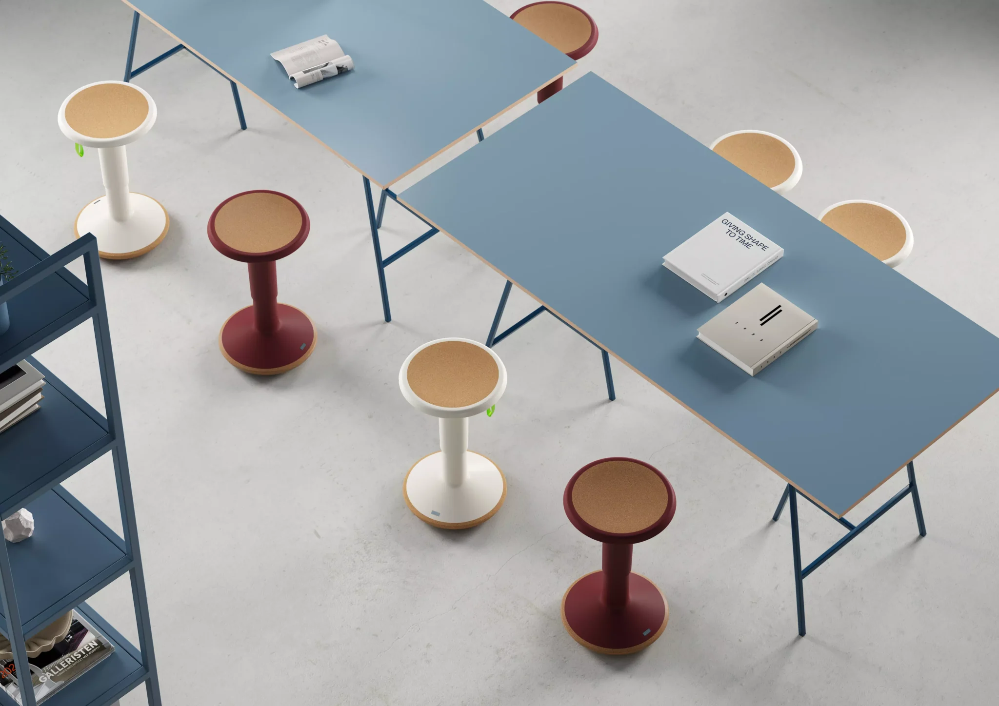 Interstuhl Up kruk bij Vingerling Kantoor Naaldwijk Westland